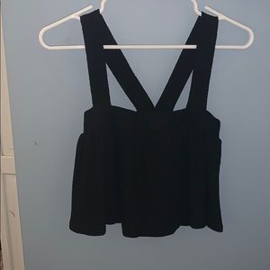 Cute black crop top from urban outfitters